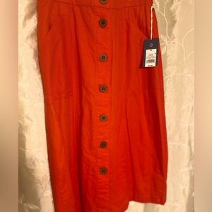 NWT Orange Skirt from Universal Thread